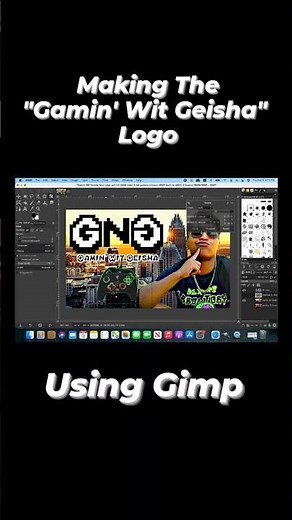 Using Gimp to Design My Logo #logodesign #gimp #tutorial #geishatheartist #digitalart #branding