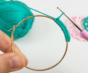 11K views · 569 reactions | you can make a lot of money with cotton thread and worn earrings | Knitting & Crochet World | Facebook