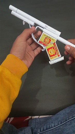 How to make a paper gun | That shoot paper bullets | Amazing paper gun #craft #youtubeshorts #shorts