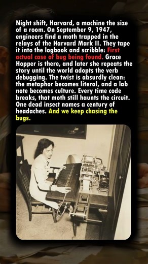 September 9, 1947: The Moth That Named “Debugging”