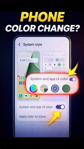 Phone Color Change Kaise Kare 🎨 Full UI + Icons Trick 🔥