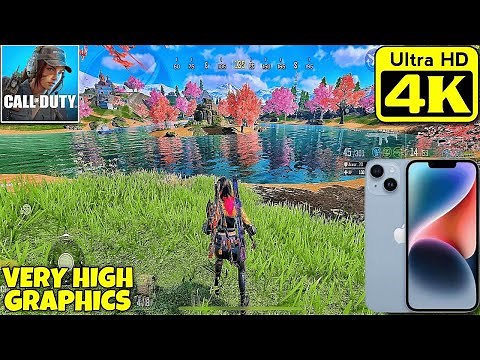 IPHONE 14 CODM VERY HIGH GRAPHICS AND MAX FPS GAMEPLAY TEST