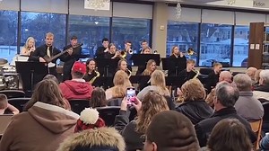 A big "Thank you!" goes out to the Huron High School Jazz Band. The music in the library last night was wonderful! Here are a few short clips for those who missed it. | Huron Public Library