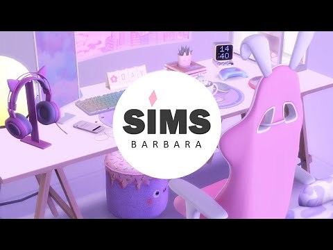 SIMS 4 - CUTE AESTHETIC GAMER GIRL COZY HOUSE CC