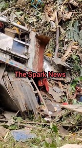 Accident just happened on the rice distribution track near Choba village.( Pahug) Source: WhatsApp The voice of Sangram | The Spark News