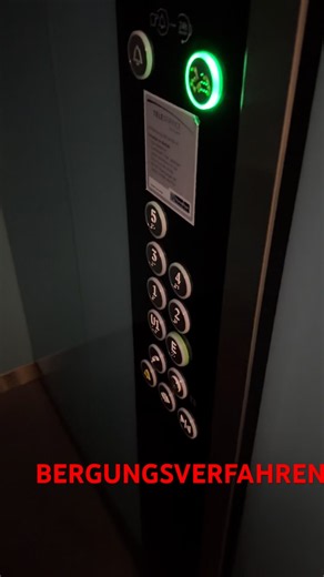 Bergungsverfahren - Personeneinschluss im Aufzug / Rescue Procedure – Person Trapped in an Elevator