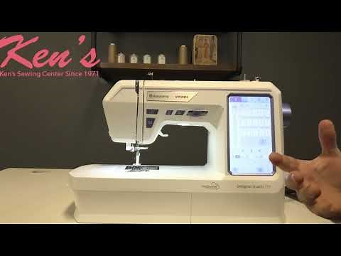Husqvarna Viking Designer Quartz 29 Sewing and Embroidery Machine Overview