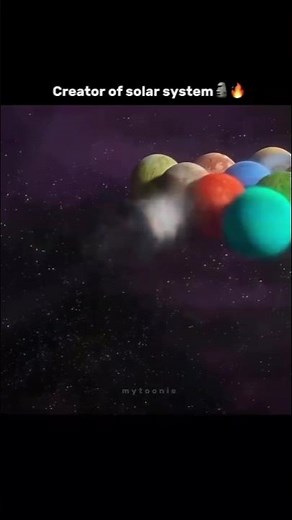 scratch created the solar system