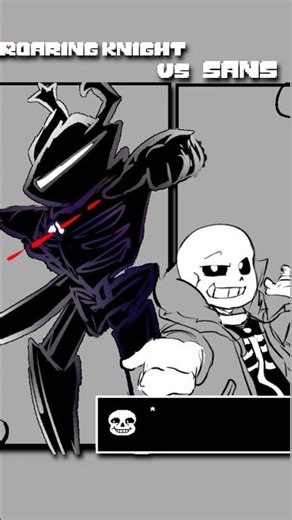 Sans vs The Roaring Knight?! | Deltarune Chapter 4 Comic Dub