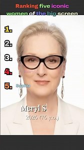 Ranking five iconic women of the big screen #rankingvideo #shorts #viral