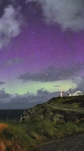 43K views · 775 reactions | Webcam footage captures the Northern Lights passing over Co Donegal. | Irish Independent | Facebook