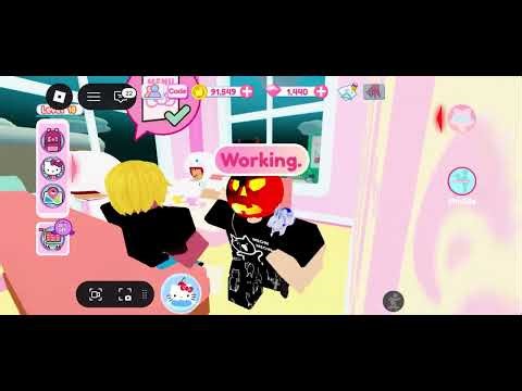 Serving NONSTOP Customers in Roblox Hello Kitty Cafe 🩷 (Satisfying Cafe Gameplay)