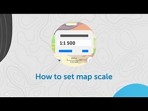 How to set map scale
