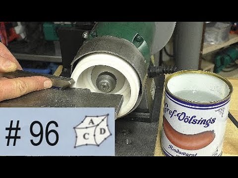 Grinding of lathe cutting tools