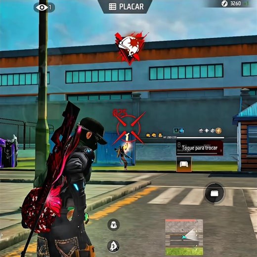 CrshX 🇧🇷 vs Hacker👾#freefire #freefireworldseries #freefirebrasil #فري_فاير