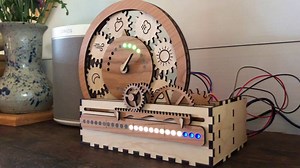 Gorgeous ‘Tide Clock’ Indicates Temp, Forecast, & Tide Levels – also Planetary Gears! | #piday #raspberrypi @Raspberry_Pi