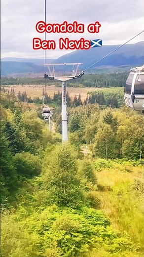 Ben Nevis Gondola: where the view steals your breath away 💨❤️#scotland #travel #shorts #ytshorts