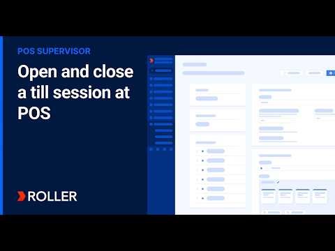 How to Open and Close a Till Session at POS