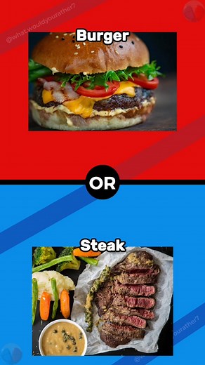 Food Quiz: Cheese or Chocolate? Burger or Steak?