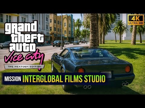 GTA Vice City – Next Gen Remastered | Film Studio All Missions | 4K 60FPS | No Commentary