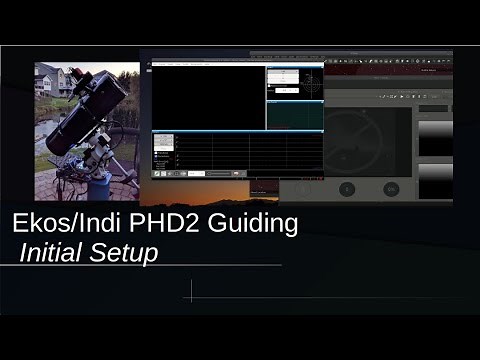 Ekos/Indi PHD2 Guiding Software Setup