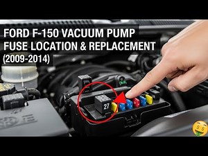 Ford F-150 Vacuum Pump Fuse Location & Replacement (2009-2014)