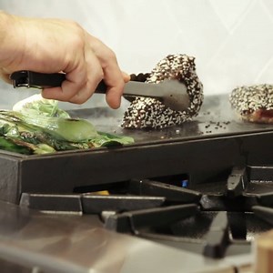 9.1K views · 304 reactions | Enjoy the ultimate in flexibility with the revolutionary cast-iron Interchangeable Griddle Charbroiler System that comes standard with all Platinum Series units. You’ll be able to enjoy dual zone cooking with up to 40,000 BTUs of heat on four unique cooking surfaces. Learn more now at https://goo.gl/fRdZru | BlueStar | Facebook