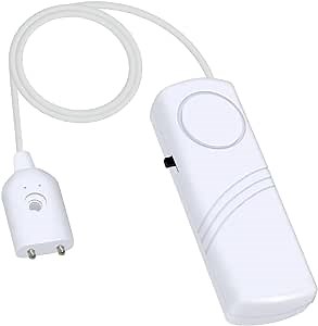 Water Leakage Detection Alarm and Sensor，Water Level Alarm 100Db Siren Alarm Sound for Kitchen Basement Water Heater Aquarium, Water Tank .