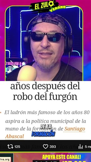 Insólito ¡El Dioni se lanza a la política por VOX! #shorts