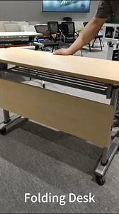 Folding Training Table Long Conference Table Movable Large Desk Student Guidance Class Table and Chair Combination