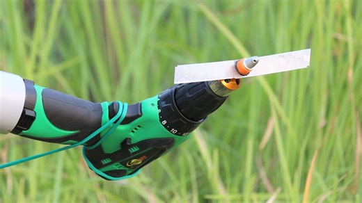 1K views · 16 reactions | Learn : How to make a Drill Machine Grass cutter | Make Your Own Creation | Facebook