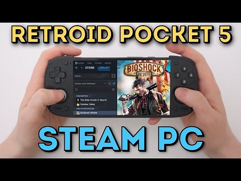Retroid Pocket 5 as a Steam PC