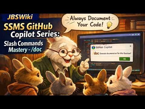 SSMS GitHub Copilot Series: Slash Commands Mastery - /doc