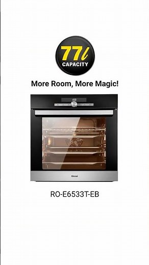 Rinnai Malaysia: RO-E6533T-EB Large Capacity 77L Built-in Oven