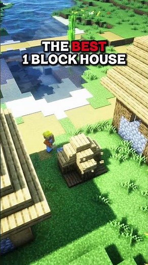 The BEST 1-Block Base in Minecraft history! 🤯 #minecraft