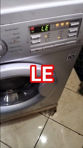LE Error Solution in LG Front Load Washing Machine | Motor Lock Problem Fix