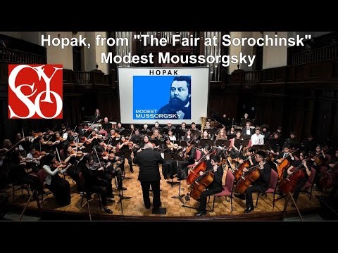 Hopak, from "The Fair at Sorochinsk" Modest Moussorgsky