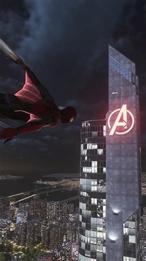 How many flips did Spider-Man do off Avengers Tower? | Marvel's Spider-Man 2