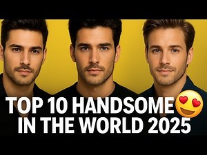 “World’s Most Handsome Men 2025 🔥 | Top 10 Hottest Male Celebrities”