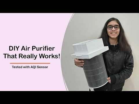 DIY Air Purifier That Works! | Tested Live with AQI Sensor