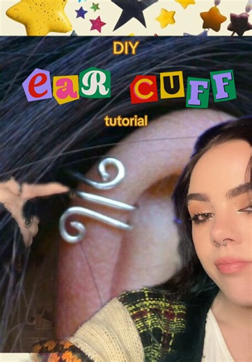 DIY ear cuff tutorial (clip on / no piercing) 📌 #handmadejewelry #diyjewelry #jewelrymaking #easydiy #cliponearrings #handmadejewellery #earcuff