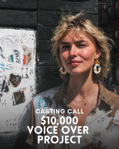 🎙️💥 CASTING CALL: $10,000 Voice Over Project! 💥🎙️ If you’ve got a voice that can sell a story, set a mood, or stop someone mid-scroll—this is your sign. A paid voice over opportunity is now casting, and the payout is up to $10,000 for the right talent. Whether your voice is warm and comforting, bold and confident, funny and playful, or smooth and cinematic, there’s room for real personality here. Casting teams are looking for voices that feel authentic, not “perfect.” If you can deliver clea