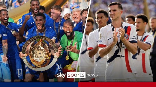 Chelsea 3-0 Paris Saint-Germain: Cole Palmer scores twice as Blues claim Club World Cup glory with stunning win