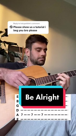 Dean Lewis - Be Alright Guitar Tutorial and Chords Interpretation