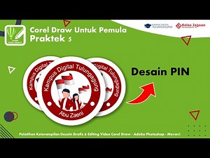 How to create a pin design with Corel Draw | Practice 5