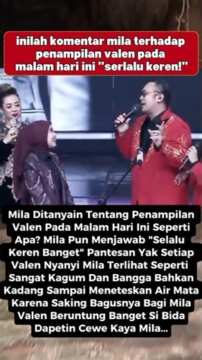 Mila's comment on Valen's performance tonight #milada7 #valenda7