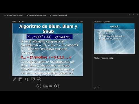 Algoritmo Blum Blum y Shub