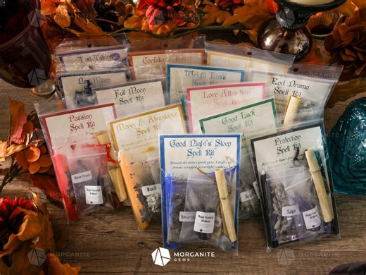 Mini Intention Spell Kit: Beginner Witch Ritual With Instructions - Etsy