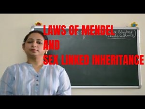 LAWS OF MENDEL AND SEX LINKED INHERITANCE(Easy explanation )AS PER ICSE Class 10th