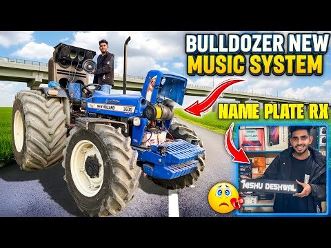 🤯Finally bulldozed पे new subwoofer 🔊 800 rms install कर दिया || Nishu deshwal 🥺